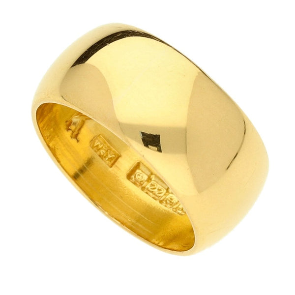 22ct Yellow Gold Ladies Wedding Band-Size K