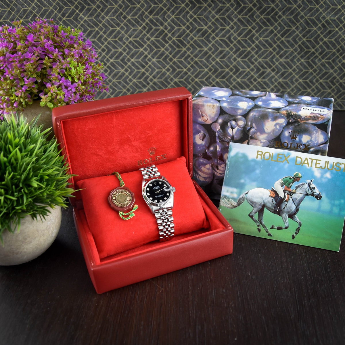 Datejust 68274 - Black Diamond Dial- 1996