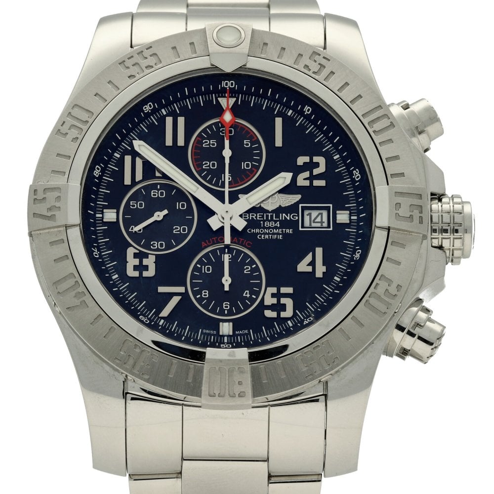 Super Avenger II- Gents Watch-Black Dial- 2018