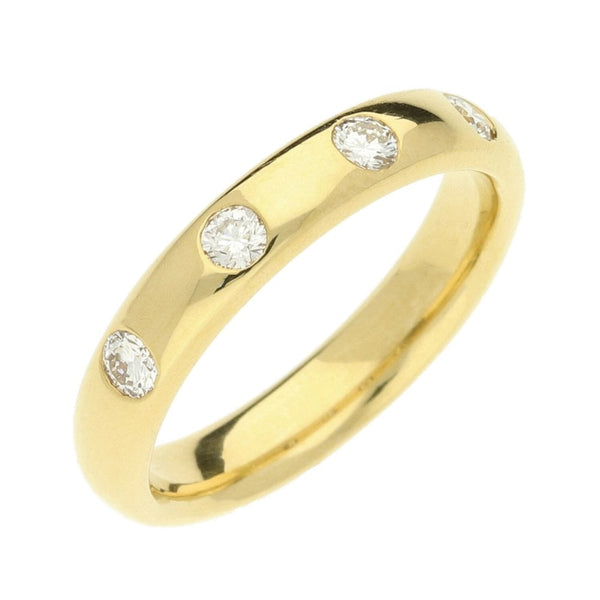 18ct Yellow Gold Diamond Wedding Ring - Size O