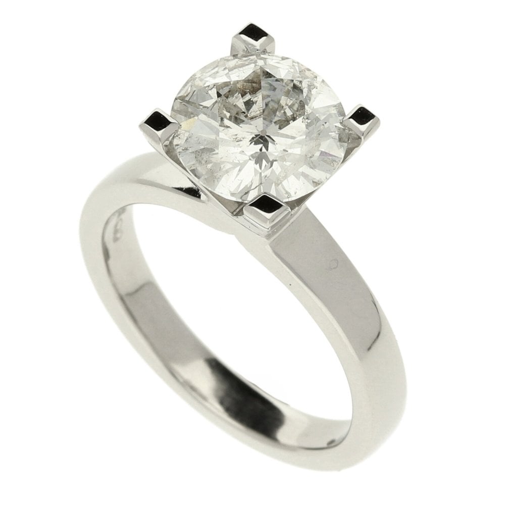 Platinum 2.68ct Diamond Engagement Ring