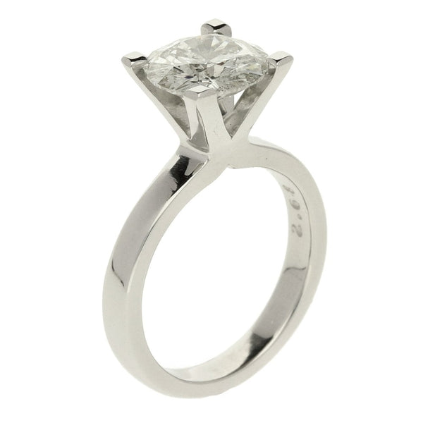Platinum 2.68ct Diamond Engagement Ring