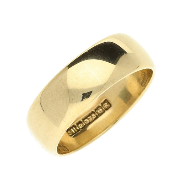 9ct Gold Wedding Ring - Size K½ - 4.10g