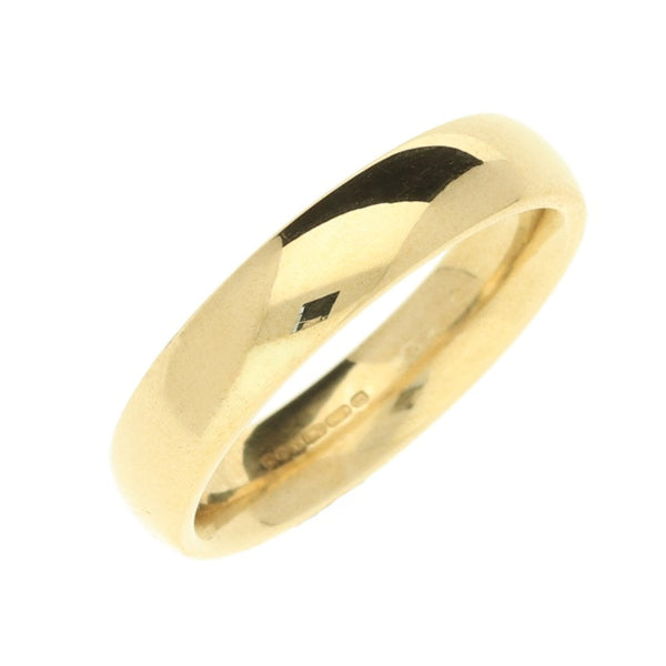 9ct Yellow Gold Wedding Ring - Size J - 3.8g