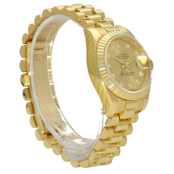 Datejust 179178 - Ladies Gold Watch - Diamond Dial - 2007