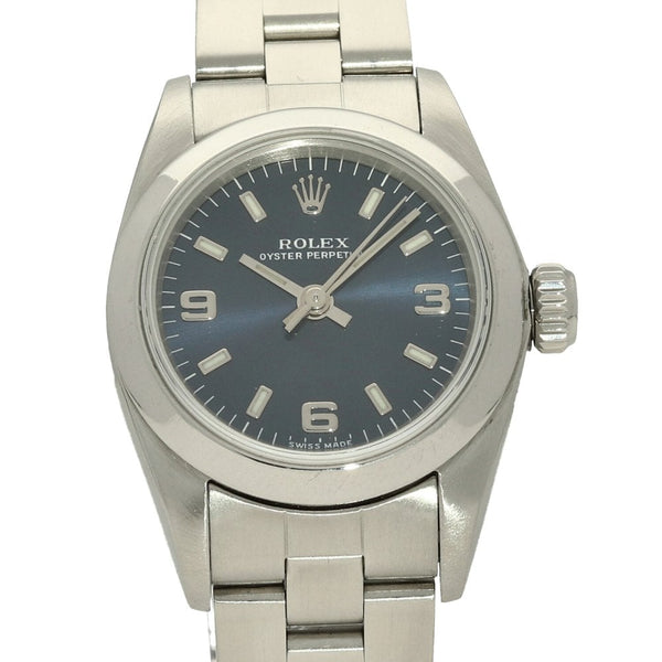 Oyster Perpetual 67180 - Ladies Watch - Blue Dial - 1997