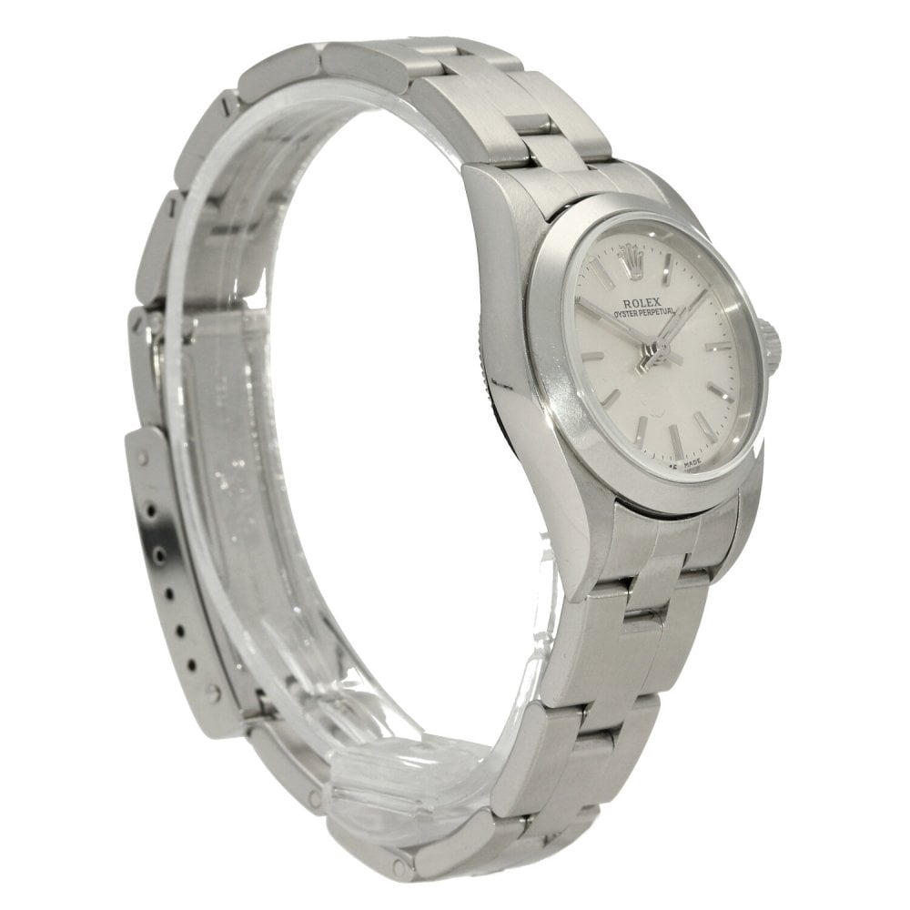 Oyster Perpetual 76080 - Silver  Dial - 2003