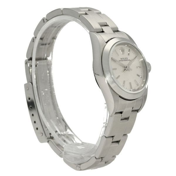 Oyster Perpetual 76080 - Silver  Dial - 2003