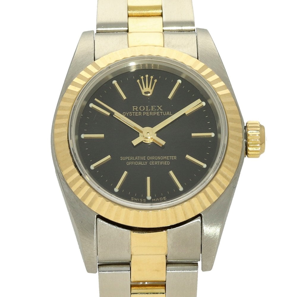 Oyster Perpetual- Ladies Watch - Black Dial - 2001