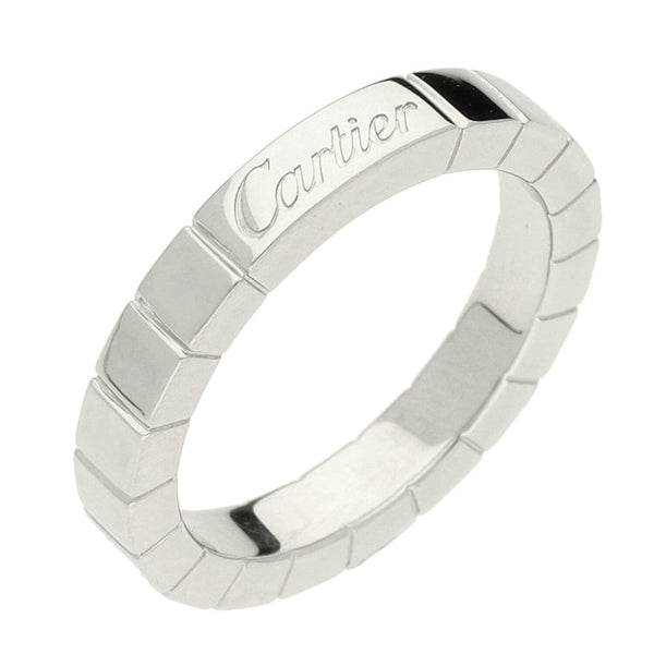 18ct White Gold- Cartier- Ladies -Wedding Ring- Size J