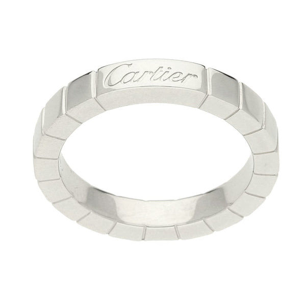 18ct White Gold- Cartier- Ladies -Wedding Ring- Size J