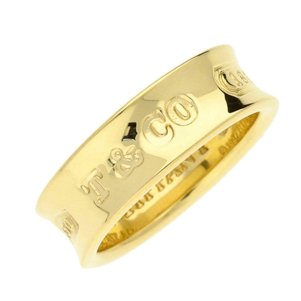 18ct Yellow Gold Tiffany & Co 1837 Ring -Size K