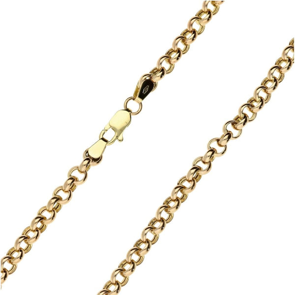 9ct Yellow Gold Gents Belcher Chain 13.4g