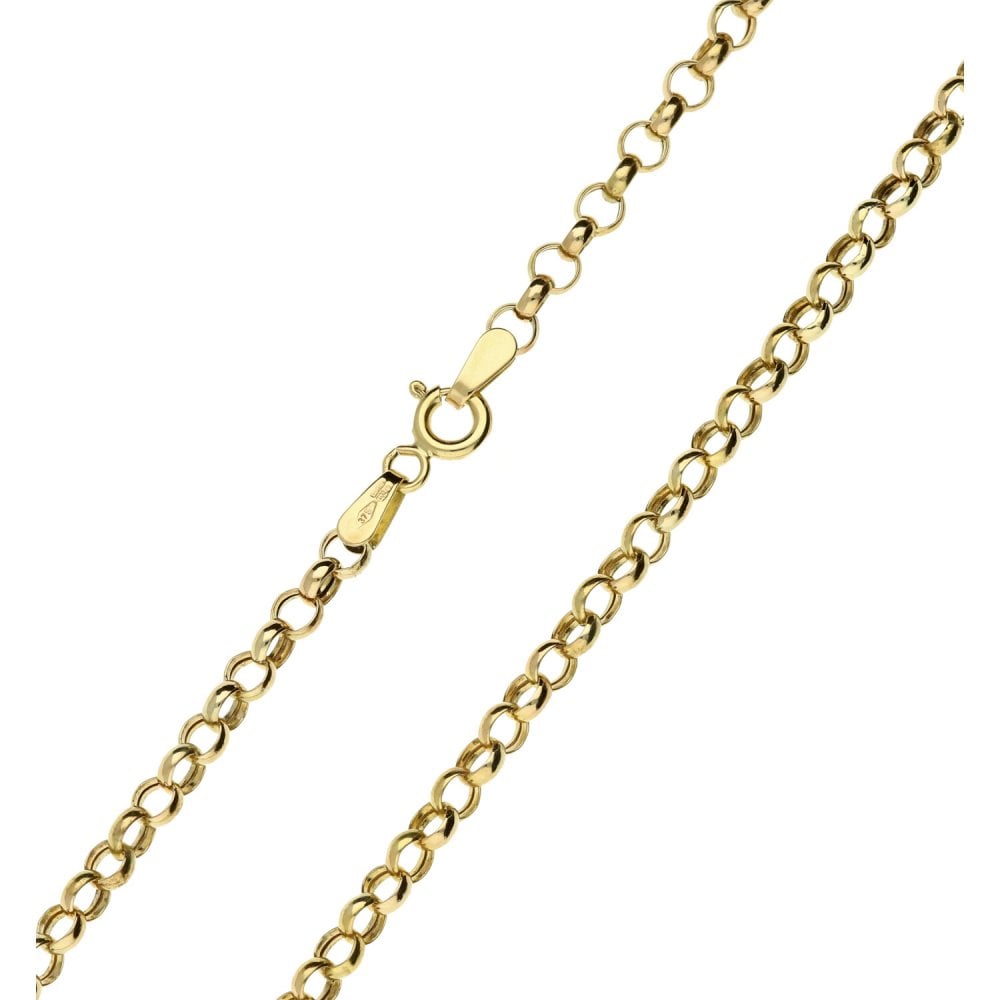 9ct Yellow Gold Belcher Chain 23"