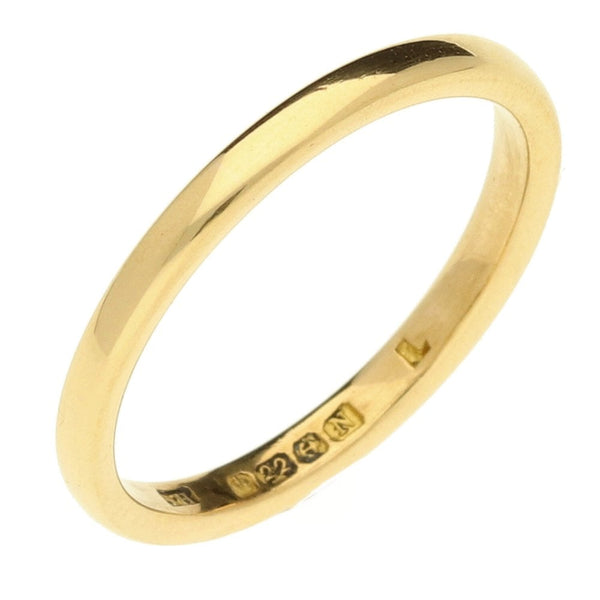 22ct Yellow Gold Ladies Wedding Ring-Size K1/2