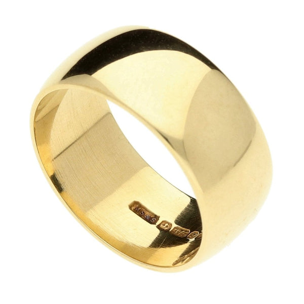 9ct Yellow Gold Ladies Wedding Ring-Size J1/2