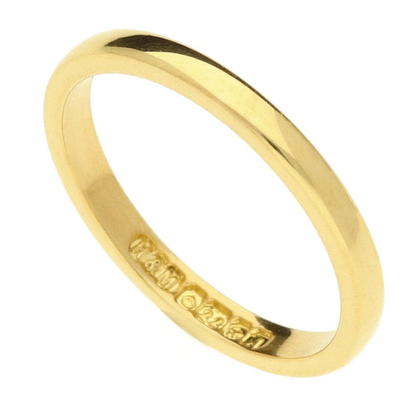 22ct Yellow Gold Wedding Ring- Size L1/2
