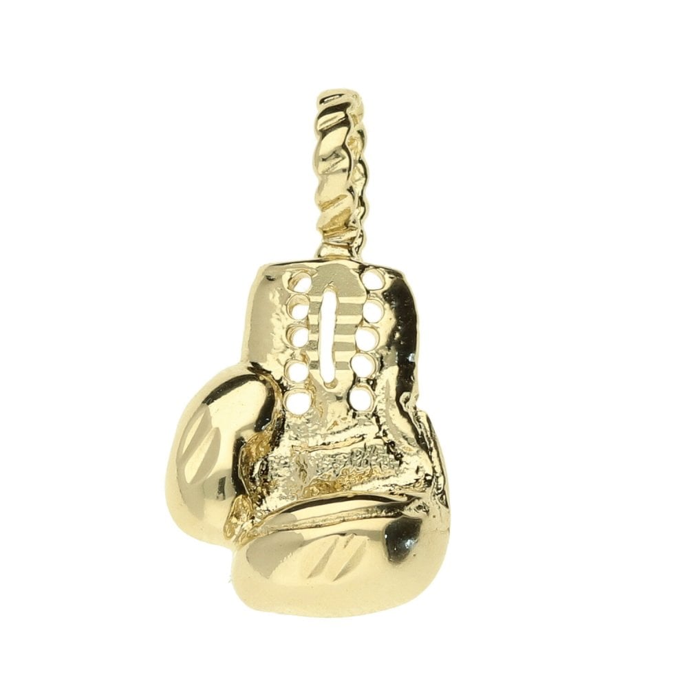 9ct Yellow Gold Boxing Glove Pendant - 12x21mm - 1.5g