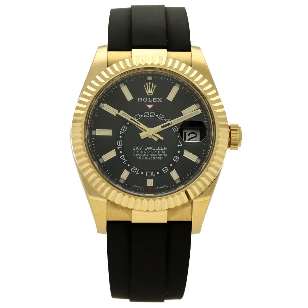 Sky-Dweller 326238 - Oysterflex Strap - Black Dial - 2020