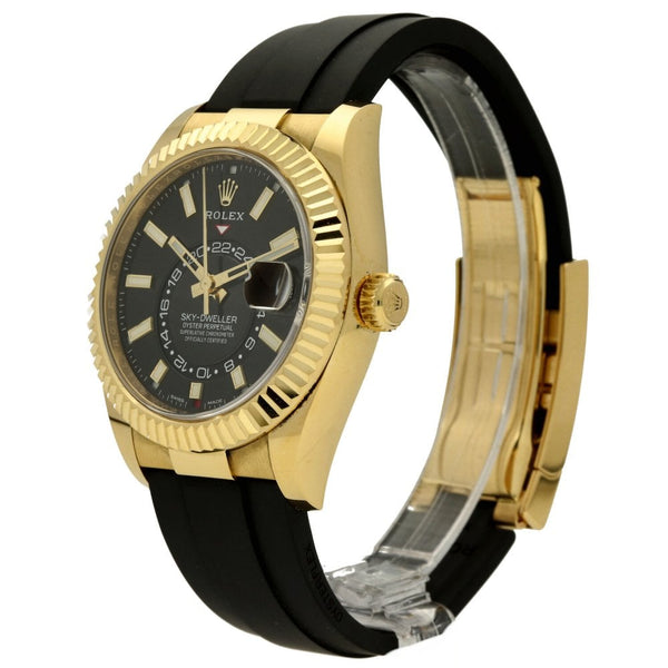Sky-Dweller 326238 - Oysterflex Strap - Black Dial - 2020