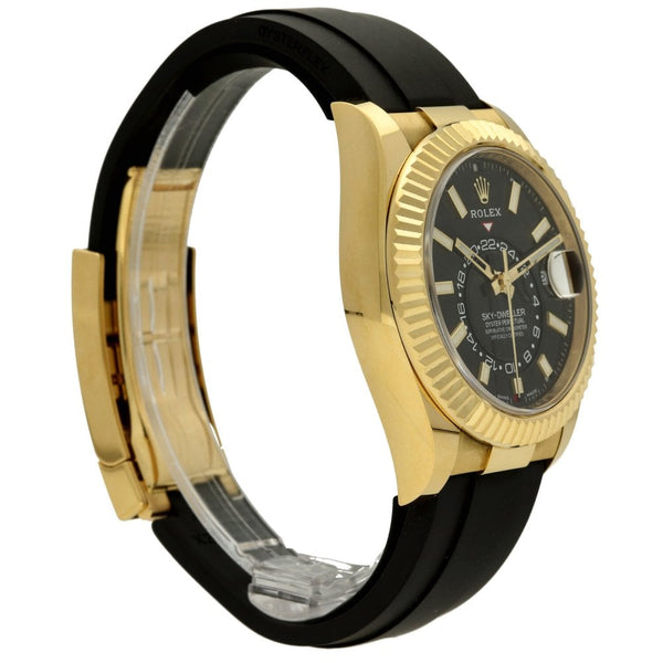 Sky-Dweller 326238 - Oysterflex Strap - Black Dial - 2020