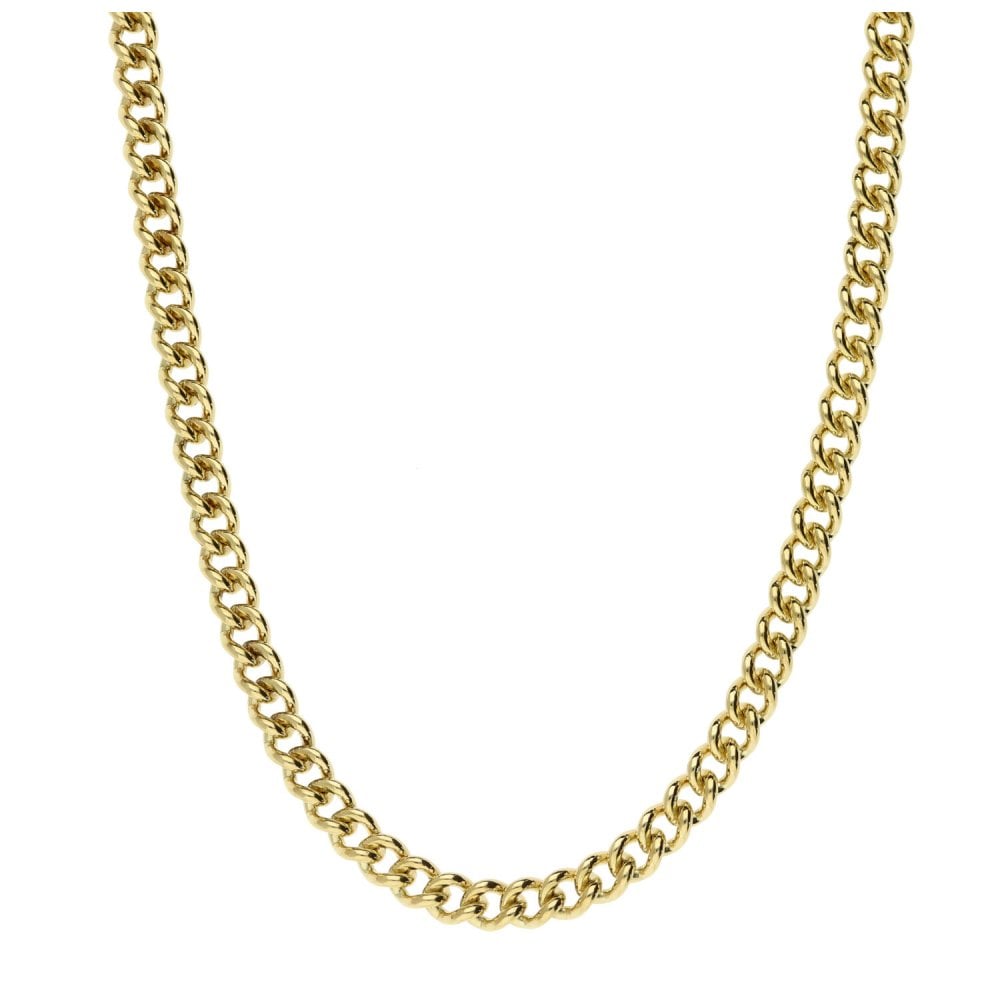9ct Yellow Gold Ladies Curb Chain 24"