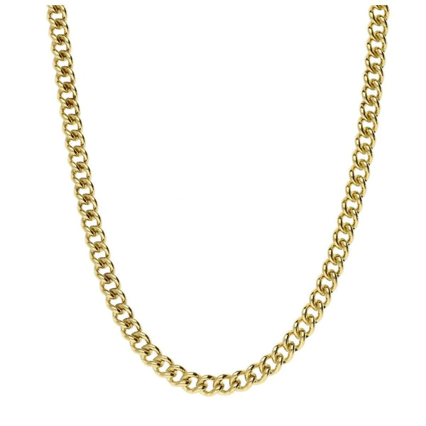 9ct Yellow Gold Ladies Curb Chain 24"