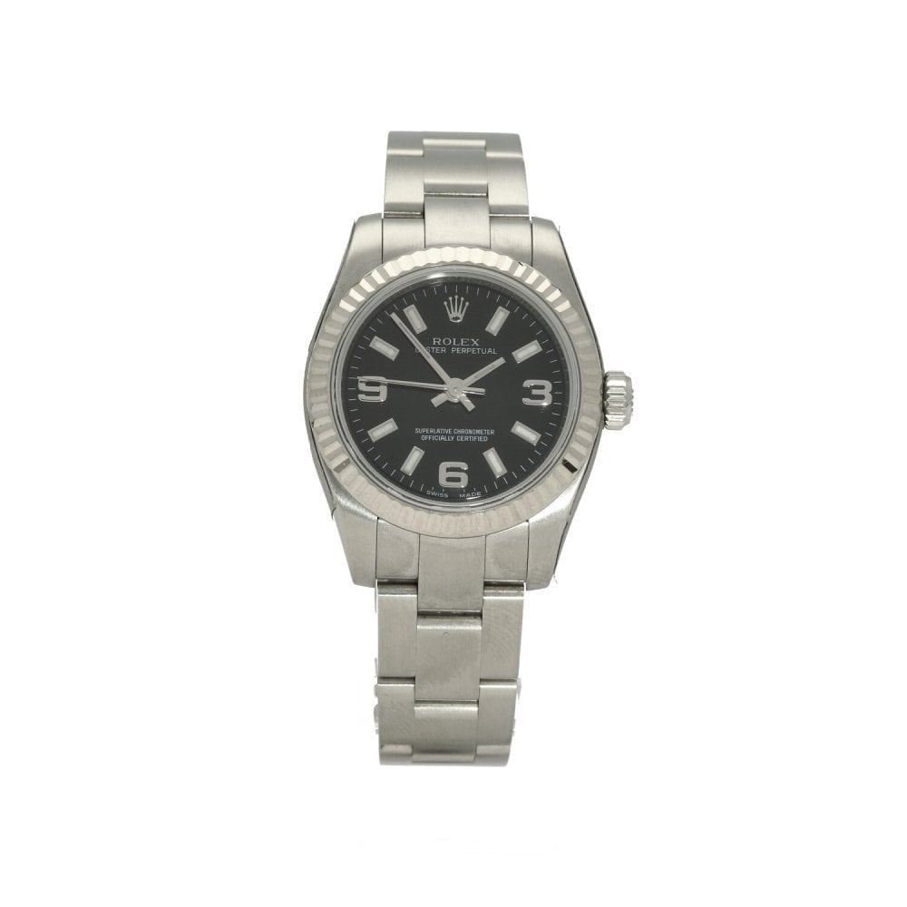 Oyster Perpetual 176234 - Ladies Watch - Black Dial - 2009