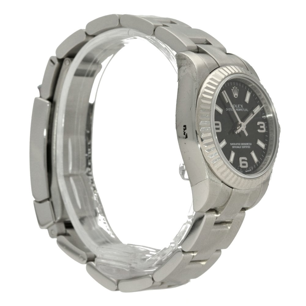 Oyster Perpetual 176234 - Ladies Watch - Black Dial - 2009
