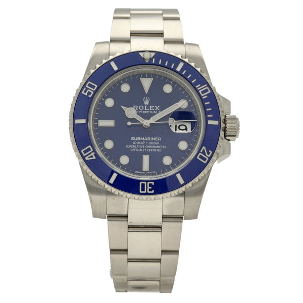 Submariner 116619LB, 18ct White Gold, Blue, 2018