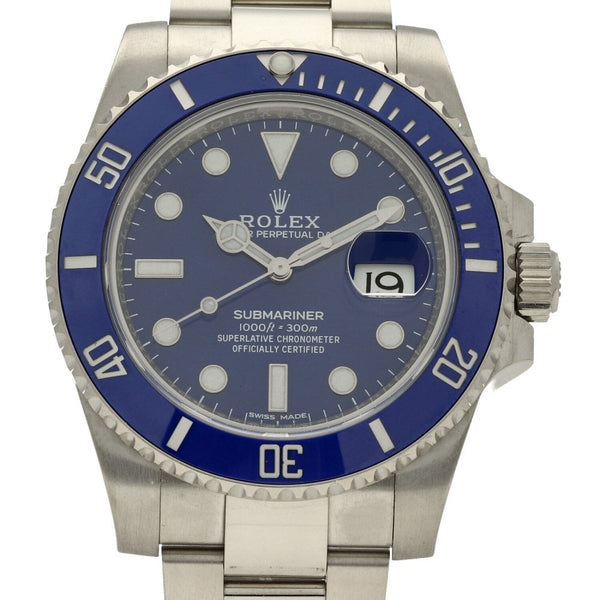 Submariner 116619LB, 18ct White Gold, Blue, 2018