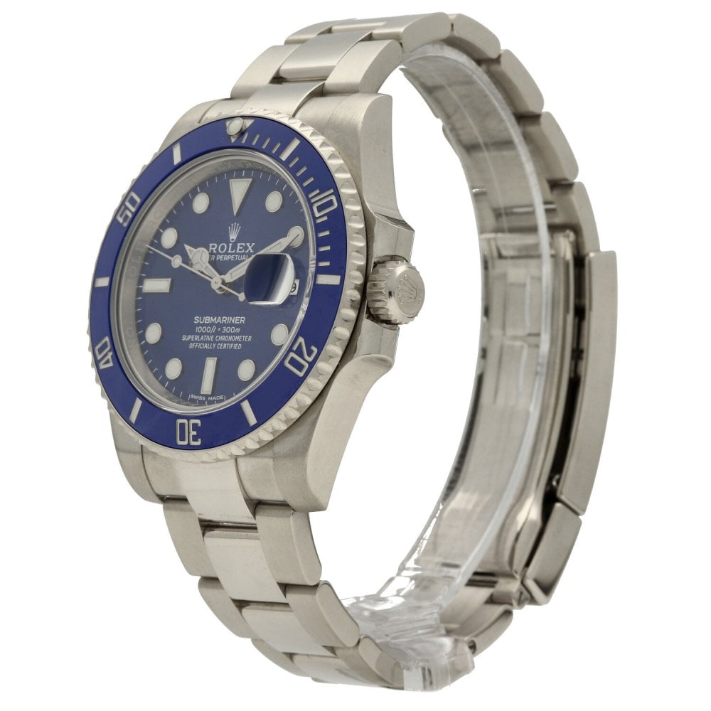Submariner 116619LB, 18ct White Gold, Blue, 2018
