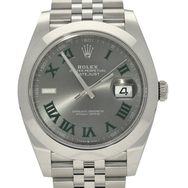 Datejust 41 126300 - Gents Watch - Wimbledon Dial - 2021 Unworn