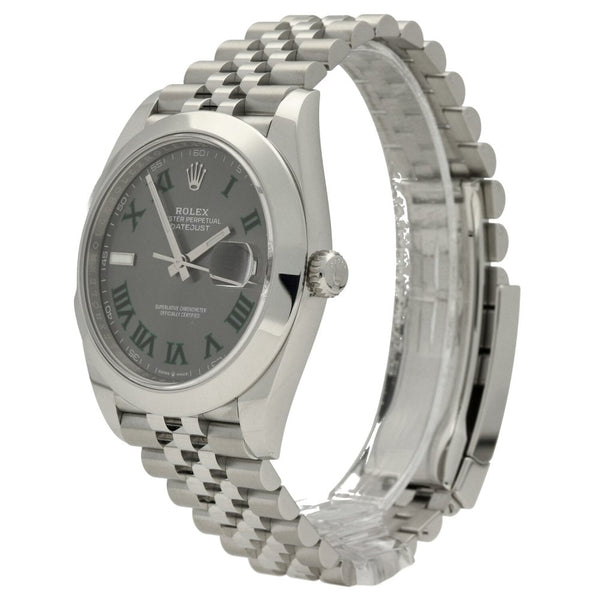 Datejust 41 126300 - Gents Watch - Wimbledon Dial - 2021 Unworn