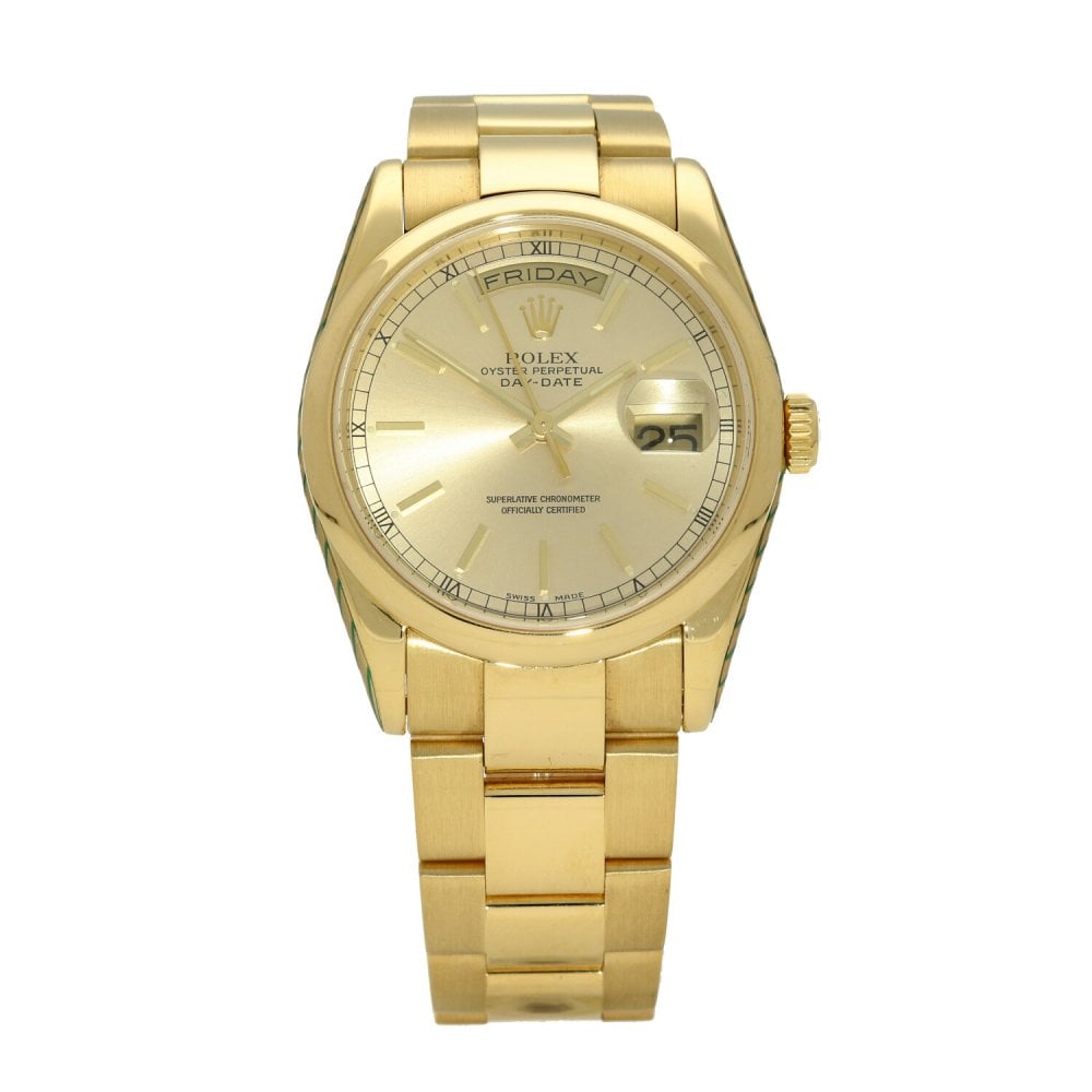 Day-Date 118208 - Champagne Dial - 2001