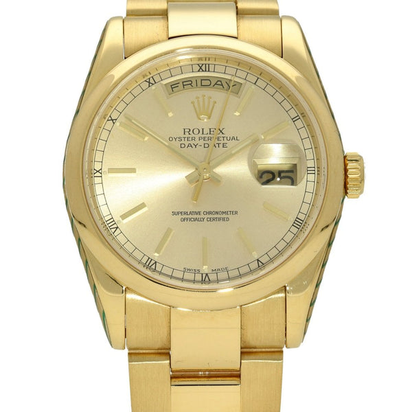Day-Date 118208 - Champagne Dial - 2001