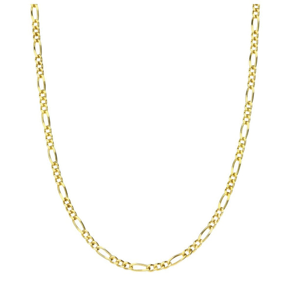 9ct Yellow Gold Fine Figaro Chain