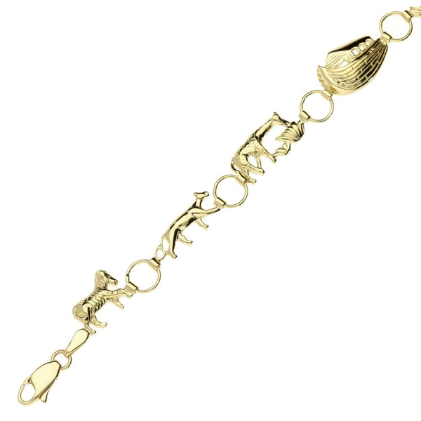 9ct Yellow Gold Noahs Arc Bracelet