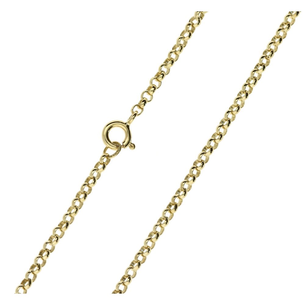 9ct Yellow Gold Gents Belcher Chain- 26"