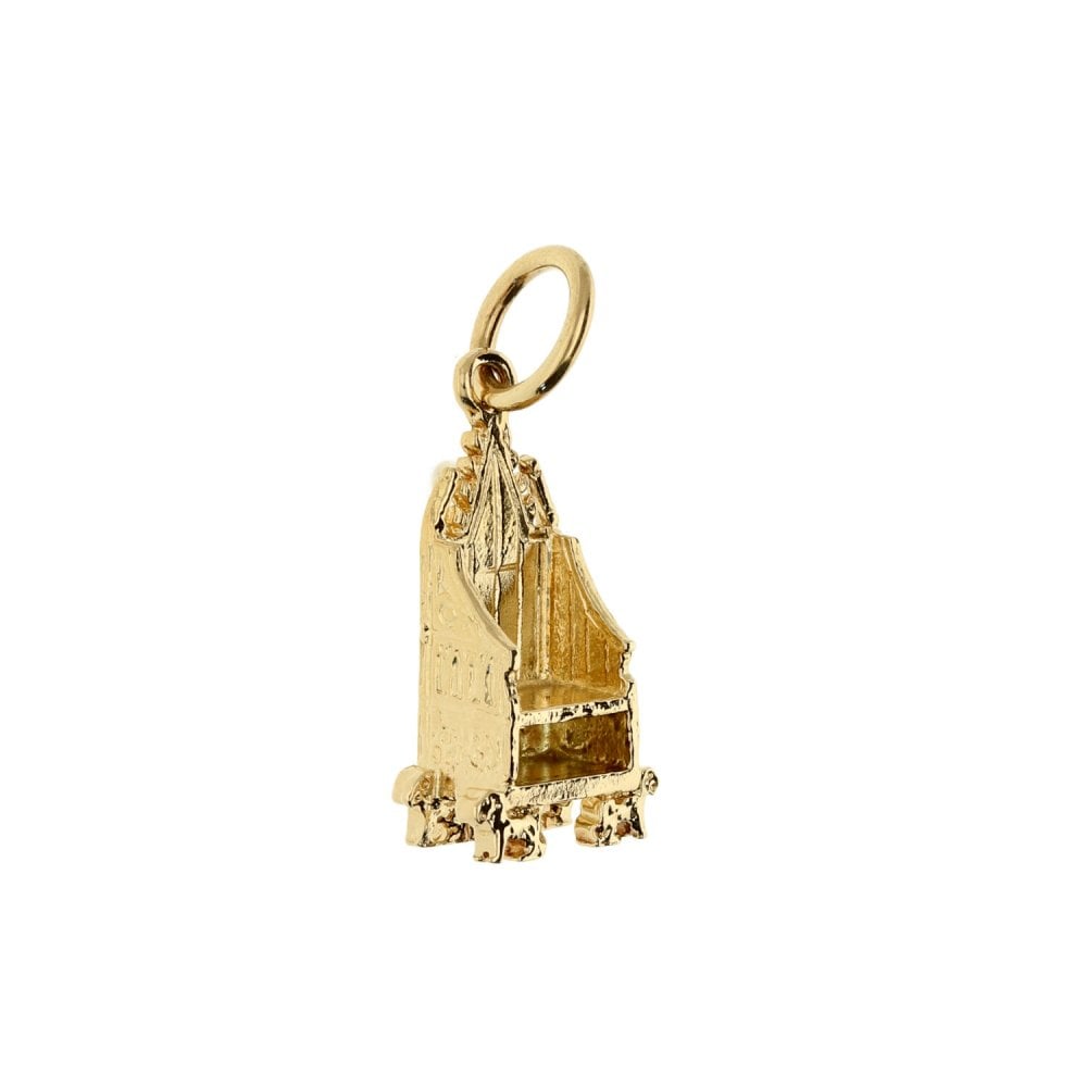 9ct Yellow Gold Throne Charm