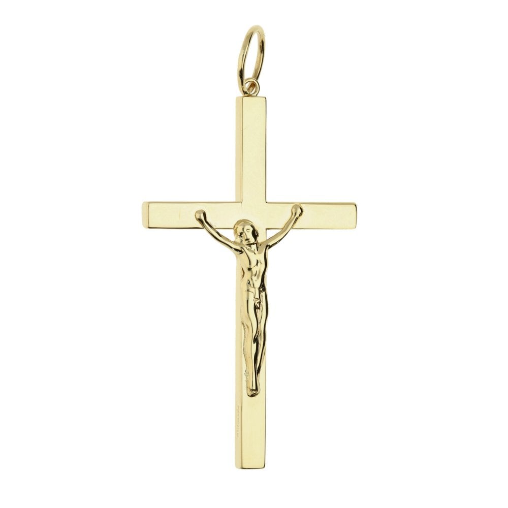 9ct Yellow Gold Cross Pendant