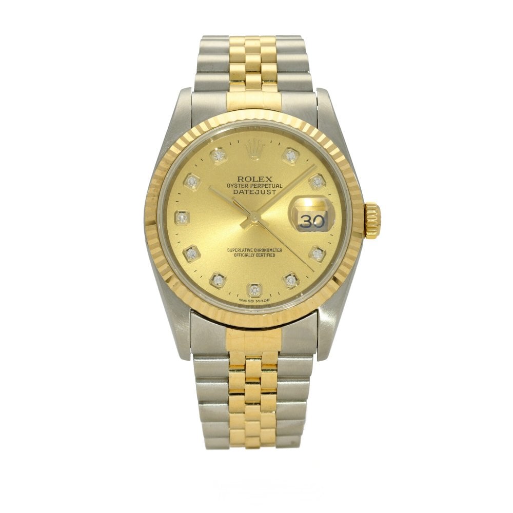 Datejust 16233 - Gents Watch - Diamond Dial - 2003