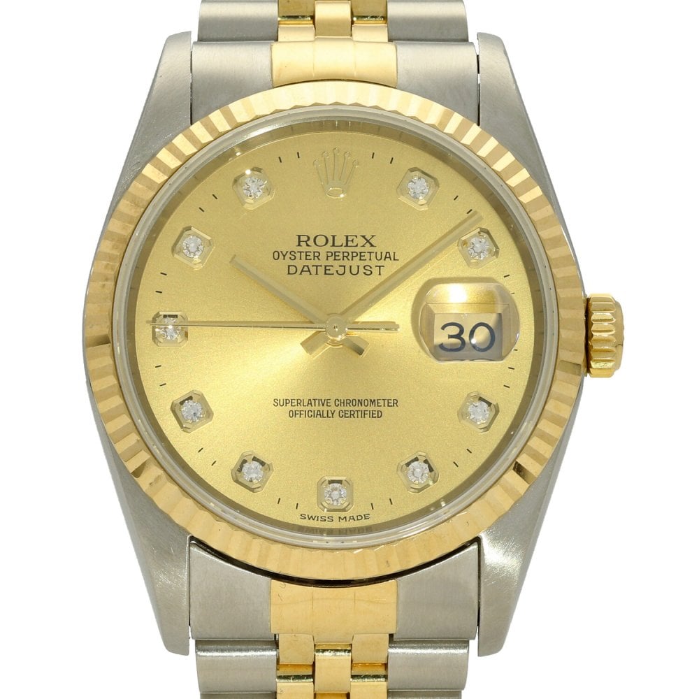 Datejust 16233 - Gents Watch - Diamond Dial - 2003