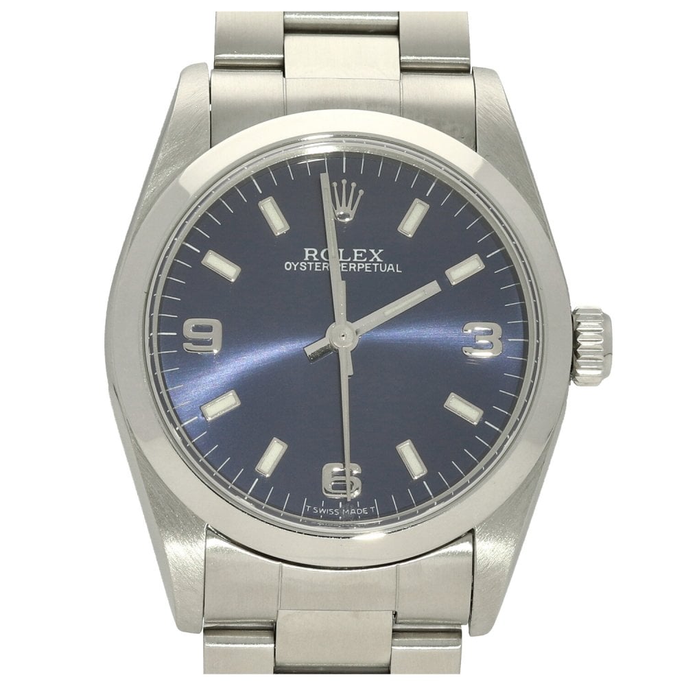 Oyster Perpetual - Midsize Watch -77080 - Blue Dial - 2000