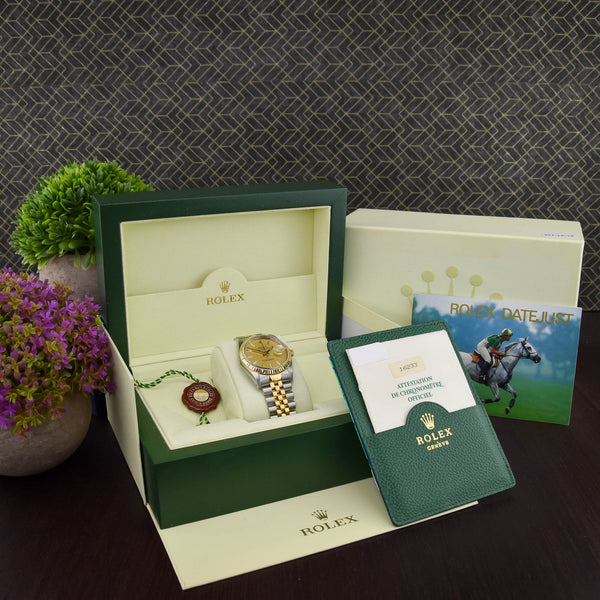 Datejust 16233 - Gents Watch - Champagne Dial - 1990