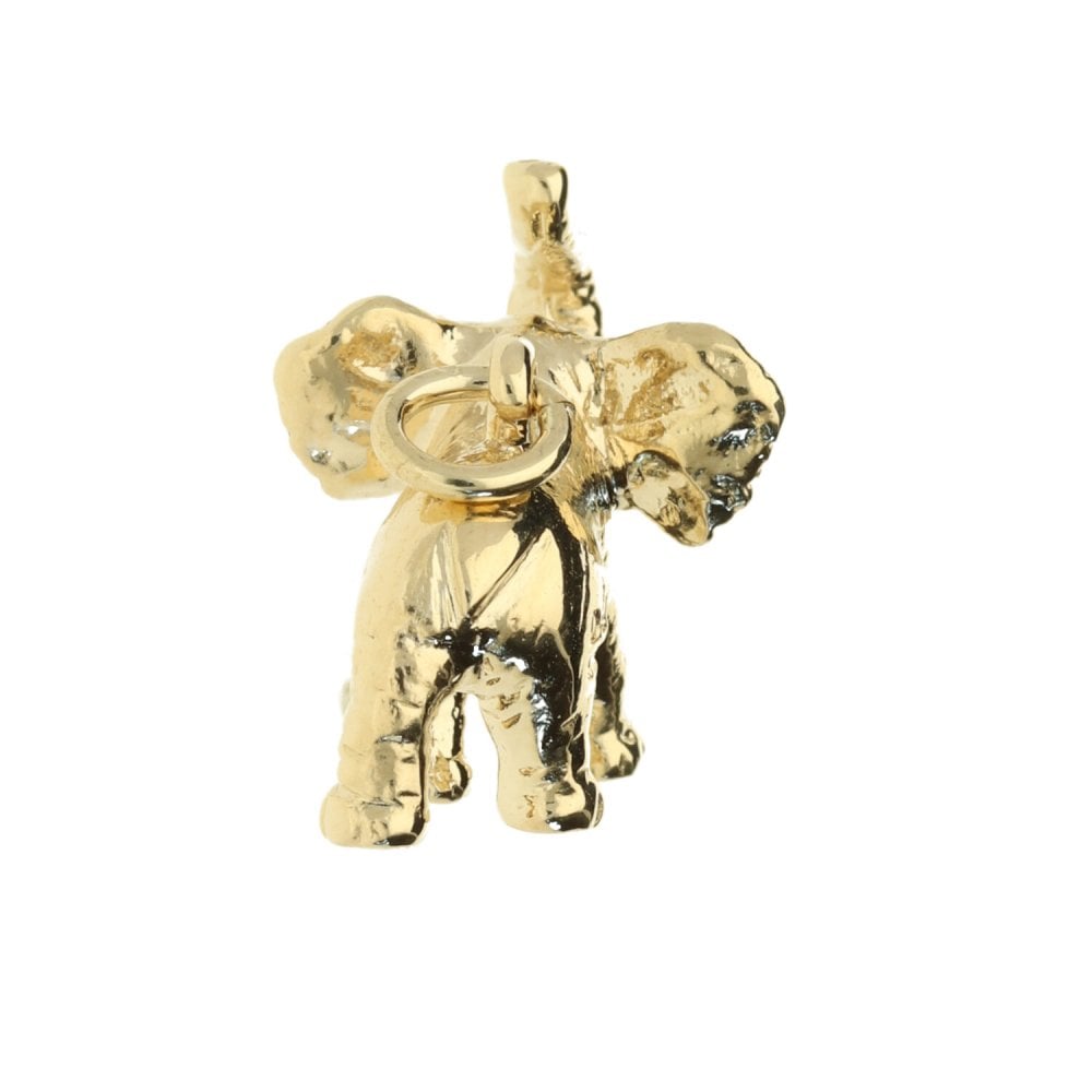 9ct Yellow Gold Elephant Charm