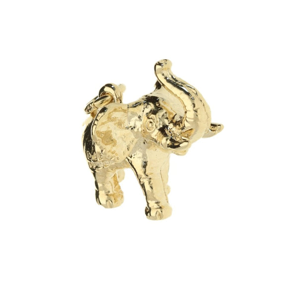 9ct Yellow Gold Elephant Charm