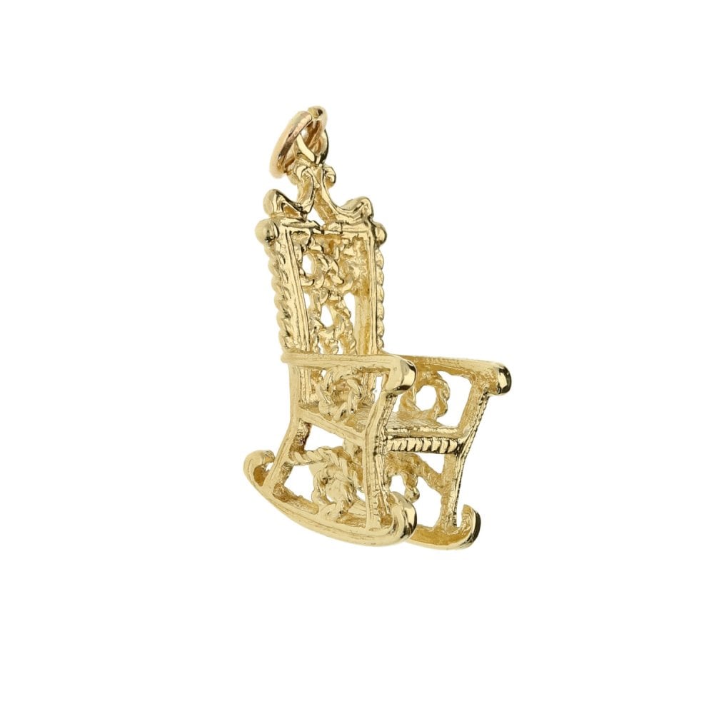 9ct Yellow Gold Rocking Chair Charm