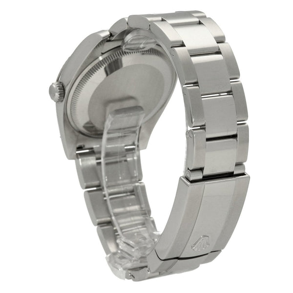 Oyster Perpetual Date 115234 - Silver Diamond Dial - 2014