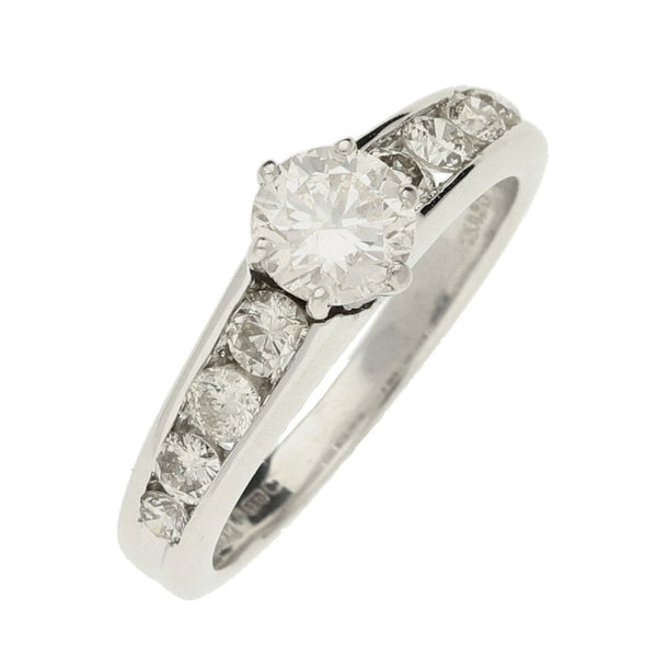 18ct White Gold Diamond Solitaire Engagement Ring - 1.00ct